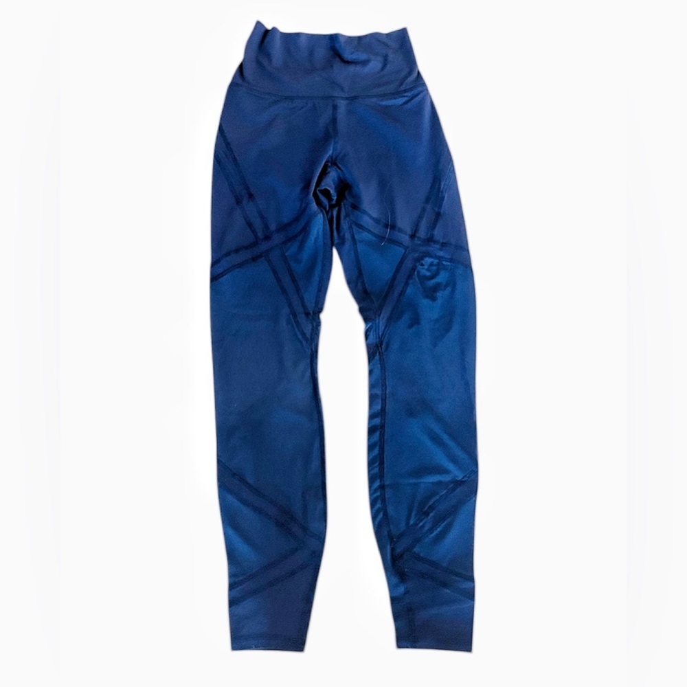 Halara Mesh Cutout Leggings High Rise Blue New with Tags Size XS